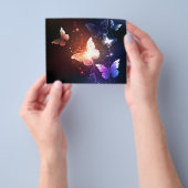 Ggloeiende nachtvlinders flyer (Hand)