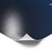 Ggloeiende nachtvlinders foto afdruk (Hoek)