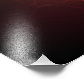 Ggloeiende nachtvlinders foto afdruk (Hoek)