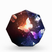 Ggloeiende nachtvlinders fotoblokken (Voorkant)