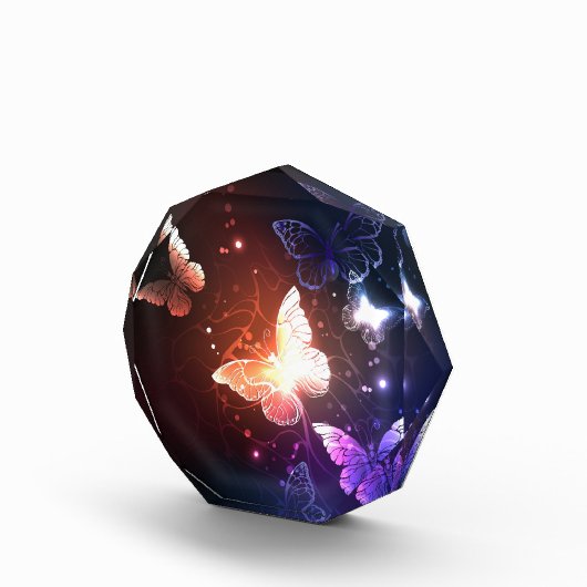 Ggloeiende nachtvlinders fotoblokken (Rechts)