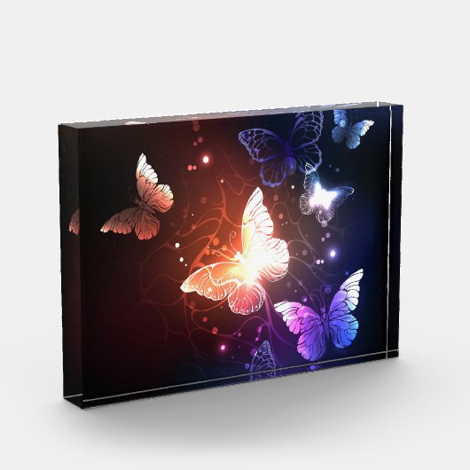Ggloeiende nachtvlinders fotoblokken (Links)