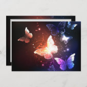 Ggloeiende nachtvlinders informatiekaartje (Voorkant / Achterkant)