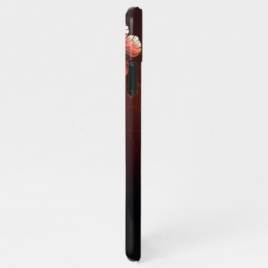 Ggloeiende nachtvlinders iPhone hoesje (Rechterkant)