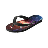 Ggloeiende nachtvlinders kinder teenslippers (Schuin)