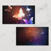 Ggloeiende nachtvlinders kortingskaartje (Voorkant / Achterkant)