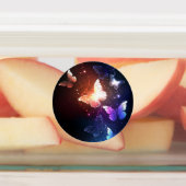 Ggloeiende nachtvlinders labels (Aangebracht)