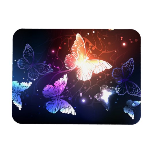 Ggloeiende nachtvlinders magneet (Horizontaal)