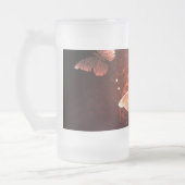 Ggloeiende nachtvlinders matglas bierpul (Links)