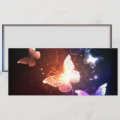 Ggloeiende nachtvlinders menu (Voorkant / Achterkant)