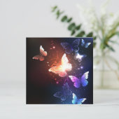 Ggloeiende nachtvlinders menu (Staand voorkant)