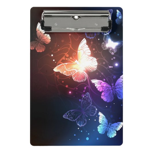 Ggloeiende nachtvlinders mini klembord (Voorkant)