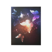 Ggloeiende nachtvlinders notitieblok (Linkerzijde)