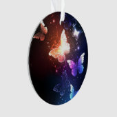 Ggloeiende nachtvlinders ornament (voorkant)