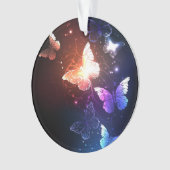 Ggloeiende nachtvlinders ornament (voorkant)