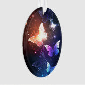 Ggloeiende nachtvlinders ornament (voorkant)