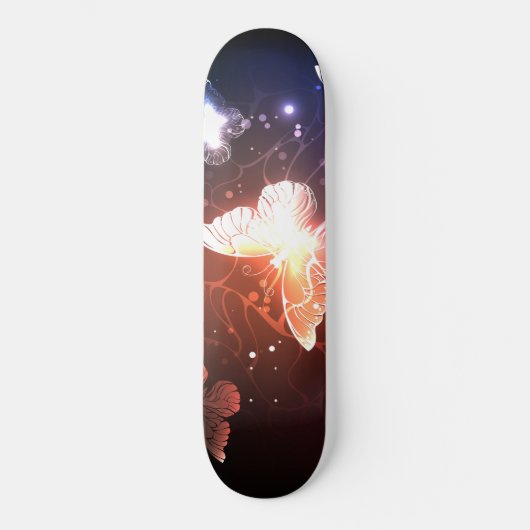 Ggloeiende nachtvlinders persoonlijk skateboard (Voorkant)