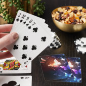 Ggloeiende nachtvlinders pokerkaarten (Insitu)