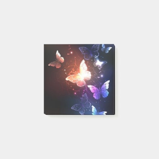 Ggloeiende nachtvlinders post-it® notes (Voorkant)