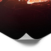 Ggloeiende nachtvlinders poster (Hoek)