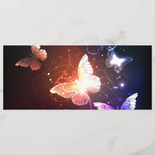 Ggloeiende nachtvlinders programmakaart (Voorkant)