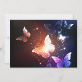 Ggloeiende nachtvlinders save the date (Voorkant)