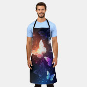Ggloeiende nachtvlinders schort (Gedragen)