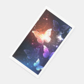 Ggloeiende nachtvlinders servet (Hoek)