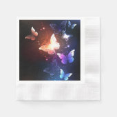 Ggloeiende nachtvlinders servet (Voorkant)
