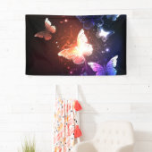 Ggloeiende nachtvlinders spandoek (Insitu)
