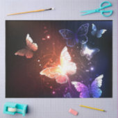 Ggloeiende nachtvlinders tissuepapier (Craft)