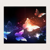 Ggloeiende nachtvlinders visitekaartje (Buitenkant ongevouwen)
