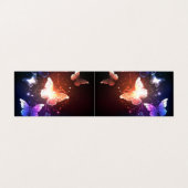 Ggloeiende nachtvlinders visitekaartje (Buitenkant ongevouwen)