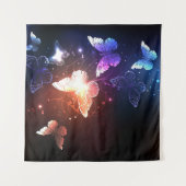 Ggloeiende nachtvlinders wandkleed (Voorkant)