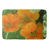 Ggloeiende Nasturtium Bath Mat. Badmat (Voorkant)