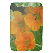 Ggloeiende Nasturtium Bath Mat. Badmat (Voorkant Verticaal)