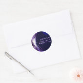 Ggloeiende Neon Stars Bat Mitzvah Retern Sticker S (Envelop)