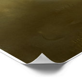 Ggloeiende Paarse Unicorn Poster (Hoek)