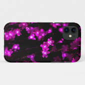 Ggloeiende roze ventilatorverlichting Case-Mate iPhone case (Achterkant (horizontaal))