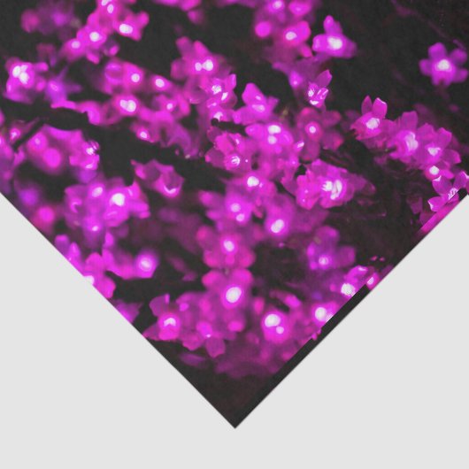 Ggloeiende roze ventilatorverlichting tissuepapier (Detail)