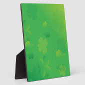 Ggloeiende Shamrocks Fotoplaat (Zijkant)