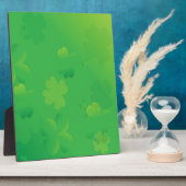 Ggloeiende Shamrocks Fotoplaat (Zijkant)