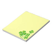 Ggloeiende Shamrocks Notitieblok (Linkerzijde)