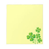 Ggloeiende Shamrocks Notitieblok (Voorkant)