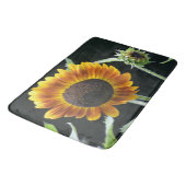Ggloeiende zonnebloem badmat (Gekanteld)