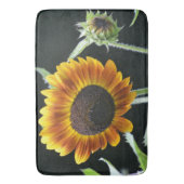 Ggloeiende zonnebloem badmat (Voorkant Verticaal)