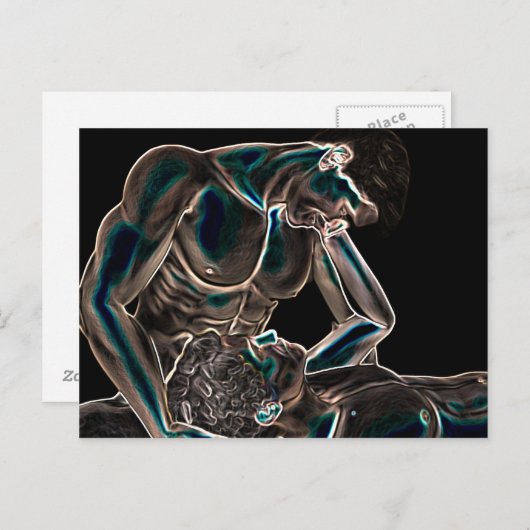 Ggloeiliefde Briefkaart (Voorkant / Achterkant)