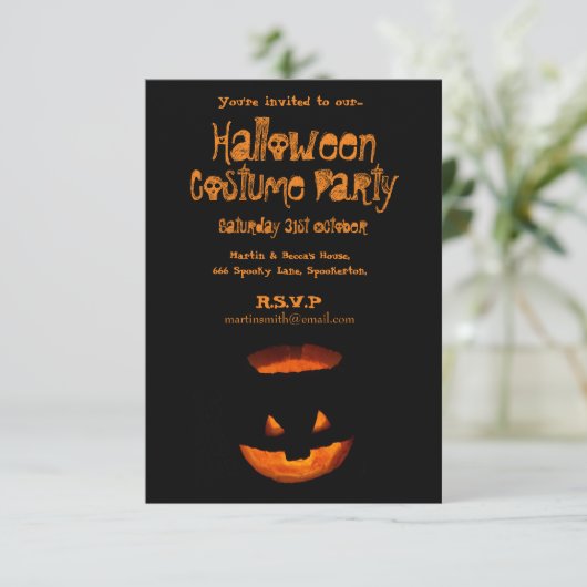 Ggloeipomkin Kaart (Staand voorkant)