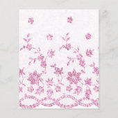 Ggloeiroze Butterfly Quinceañera Flyer (Achterkant)