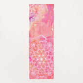 Ggloeiroze Mandala Yoga Mat (Voorkant)